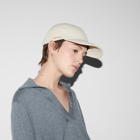 Gucci canvas baseball hat