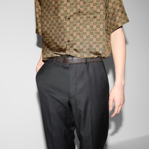 Ceinture avec boucle rectangulaire