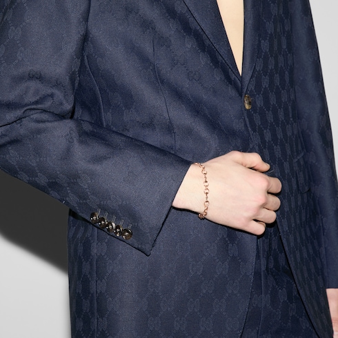 18k Horsebit diamond bracelet