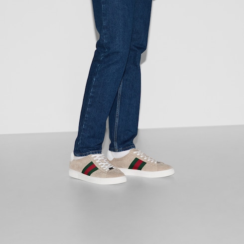 Men's Gucci Ace trainer with Web