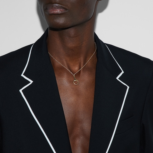 Collar Horsebit de cadena de 18 ct