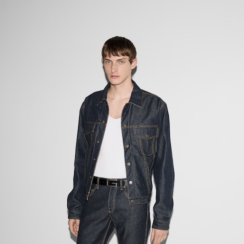 Двусторонний ремень с пряжкой Square G