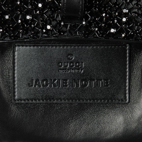 Gucci Jackie Notte系列水晶迷你手袋