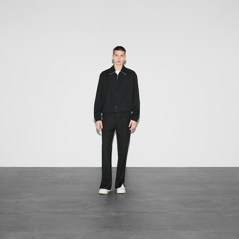 Wendbare Jacke aus GG-Jacquard-Twill