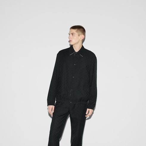 Wendbare Jacke aus GG-Jacquard-Twill