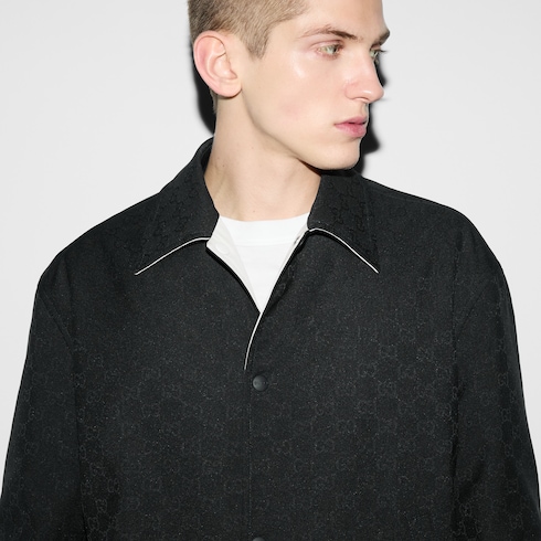 Wendbare Jacke aus GG-Jacquard-Twill