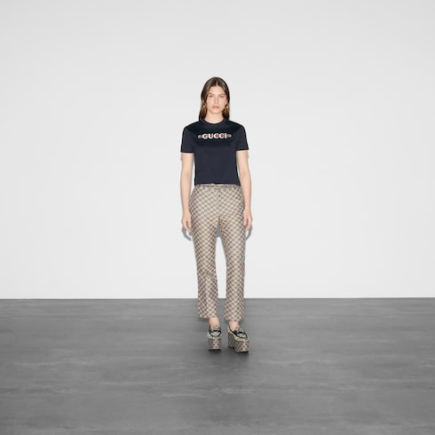 T-shirt en jersey de coton imprimé