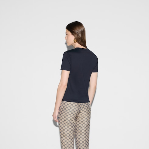 T-shirt en jersey de coton imprimé