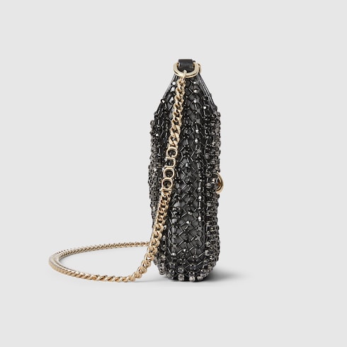 Mini borsa Gucci Jackie Notte con cristalli