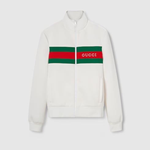Giacca in neoprene con cerniera e nastro Web
