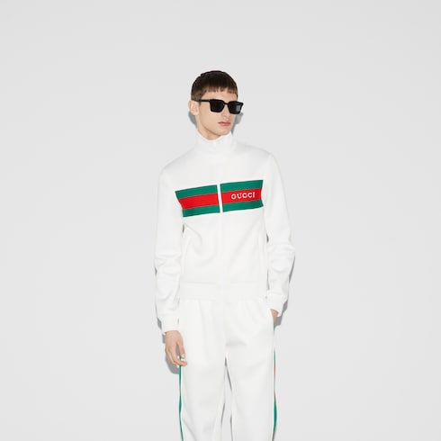 Giacca in neoprene con cerniera e nastro Web