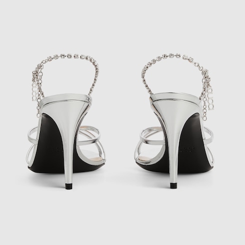 Women's crystal chain sandal Detail 4