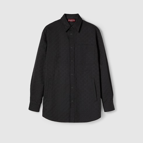 Camicia in tessuto GG