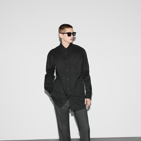 Chemise en toile GG