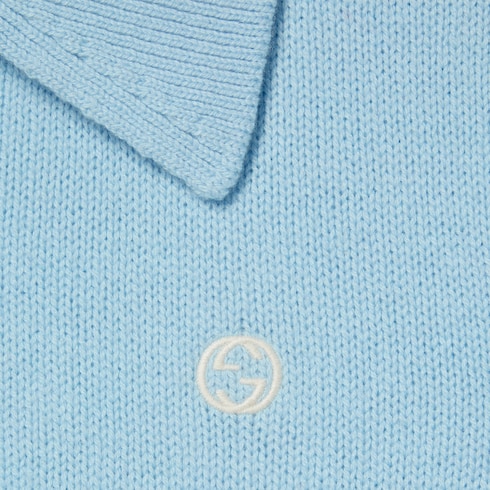 Poloshirt aus Wolle und Kaschmir