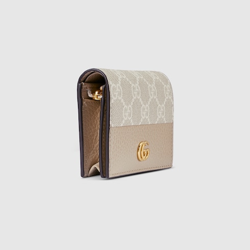 GG Marmont bi-colour card case wallet Detail 3