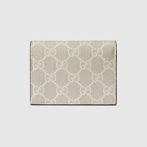 GG Marmont bi-color card case wallet