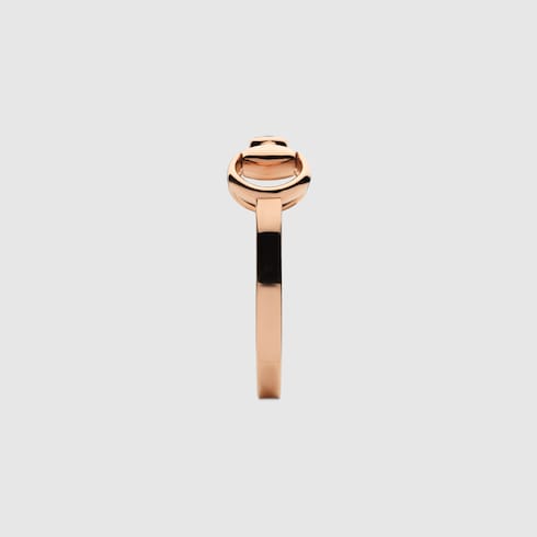 Anello Gucci Horsebit 18 carati con diamanti