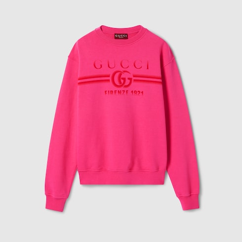 Gucci pink sweatshirt on sale