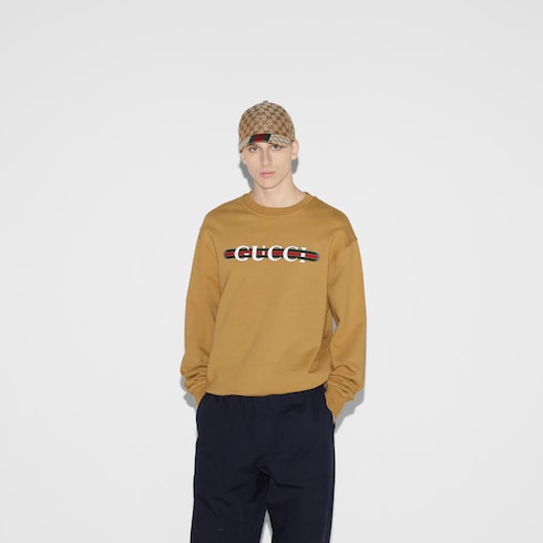Sweat-shirt en jersey de coton