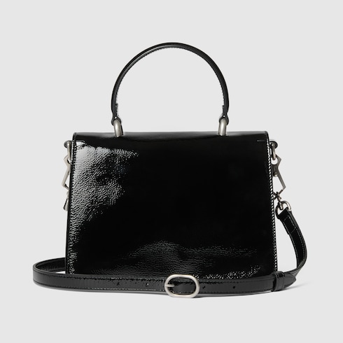 Dionysus small top handle bag in Black Leather GUCCI SI