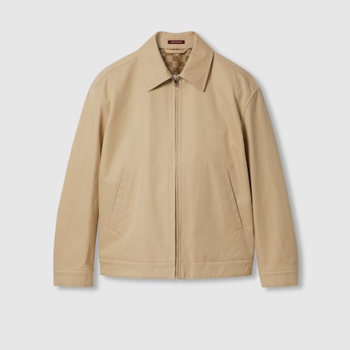 Cotton twill jacket with Web