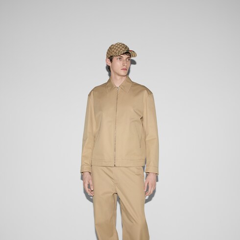 Cotton twill jacket with Web