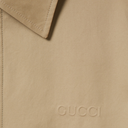 Cotton twill jacket with Web