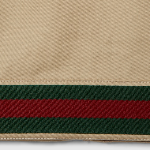 Cotton twill jacket with Web