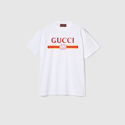 Printed cotton jersey T-shirt