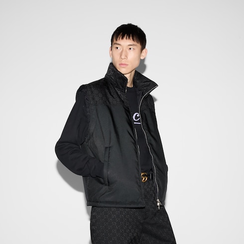 Veste sans manches en nylon épais GG