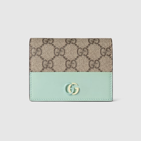 Gucci marmont card case green on sale