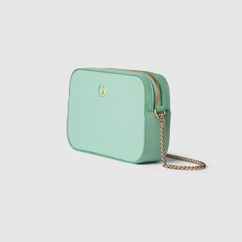 GG Marmont super mini shoulder bag in pastel green leather GUCCI Canada