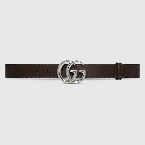 Gucci double g silver belt best sale