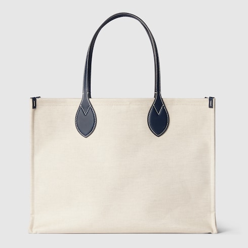 Medium tote bag with Gucci print