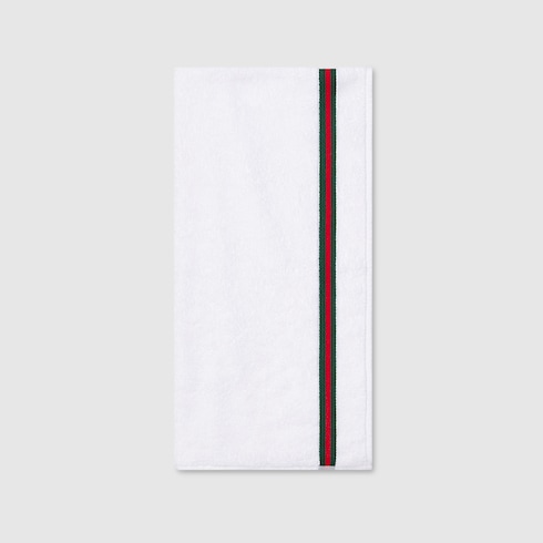 Cotton blend sports towel with Web