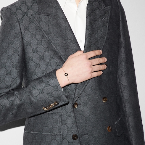 Bracciale a catena Gucci Interlocking 18 carati
