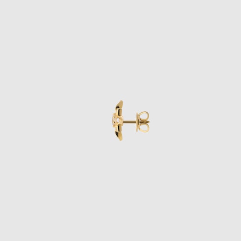Clous d’oreilles en diamant 18 carats Gucci Flora