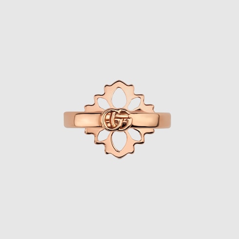 Gucci Flora 18k diamond ring