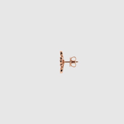 Gucci Flora 18k diamond stud earrings