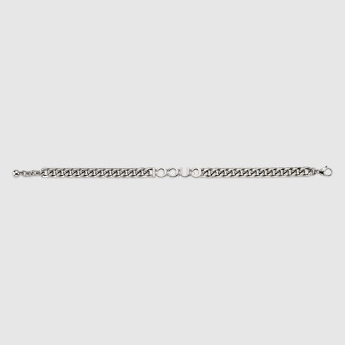 Chain bracelet with Gucci script Detail 5