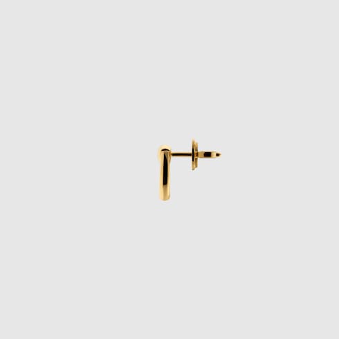 Pendientes de tuerca Horsebit de 18 ct