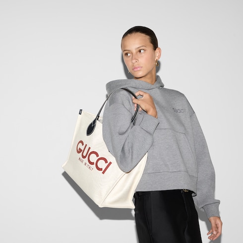 GUCCI プリント ミディアム トートバッグ