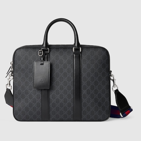 Small GG briefcase with shoulder strap Detail 2