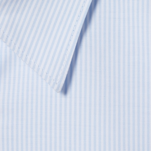 Camicia in popeline di cotone a righe