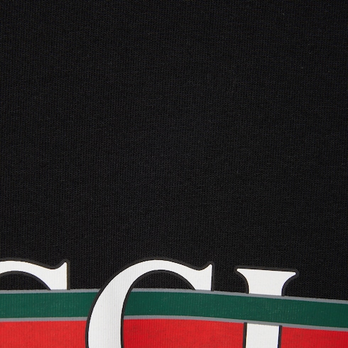 T-shirt in jersey di cotone stampato