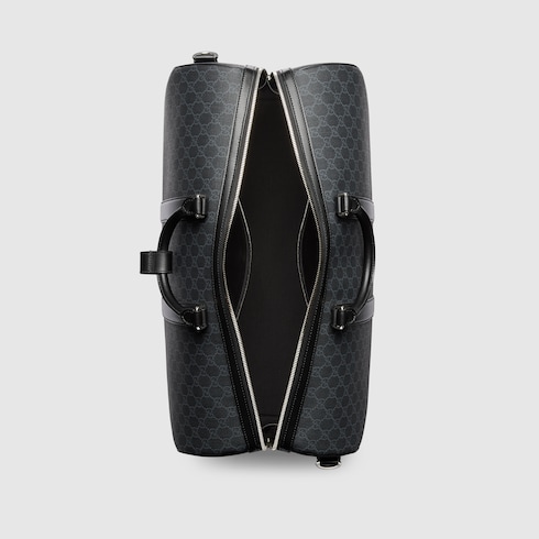 Bolso de viaje grande negro con GG