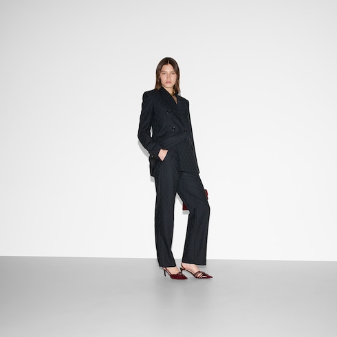 Pantalone in lana GG