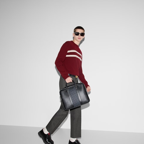 Gucci signature leather briefcase store