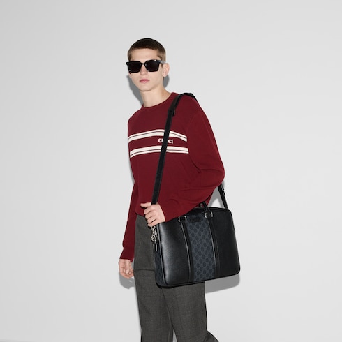 Gucci signature leather briefcase store
